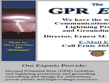 Tablet Screenshot of gpr-expert.com